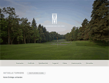 Tablet Screenshot of marienburger-golfclub.de